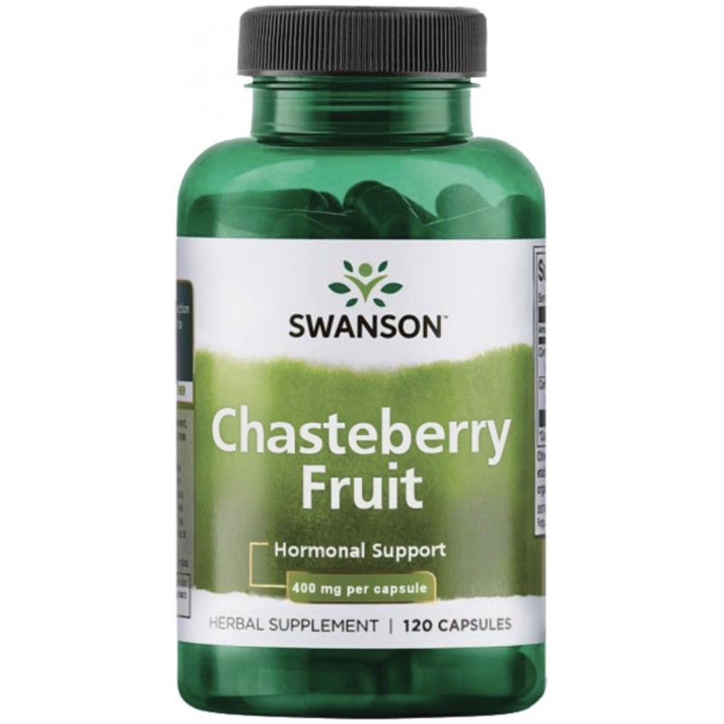 Swanson Chasteberry Fruit 400 mg 120 kapslit foto